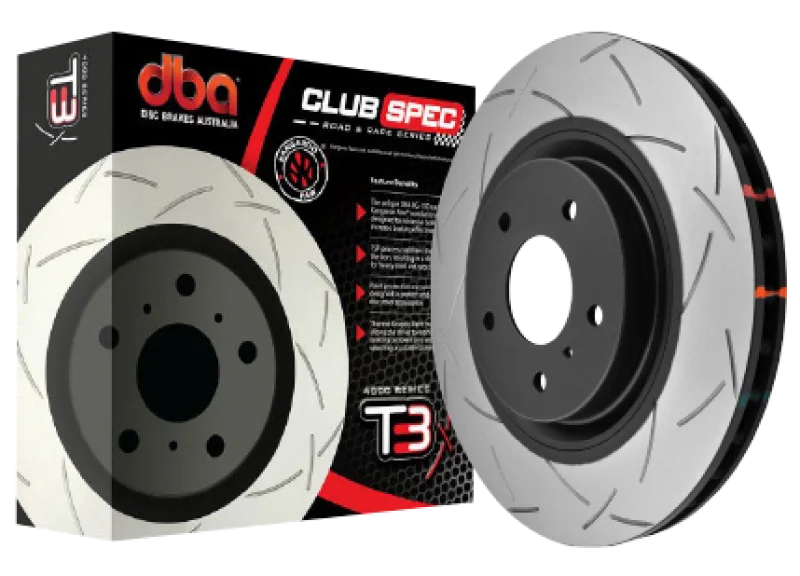 DBA 2020+ Chevrolet Corvette C8 J55 Z51 Front Slotted 4000 Series Rotor - Additional View 7