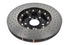 Load image into Gallery viewer, DBA 2020+ Chevrolet Corvette C8 Z51 Front 2-Piece Cross Drilled 5000 Series Rotor - Back View