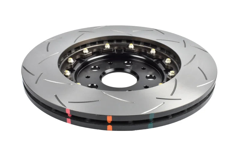 DBA 2020+ Chevrolet Corvette C8 Z51 Rear Slotted 5000 Series Rotor - Side View