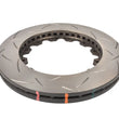 Load image into Gallery viewer, DBA 2021+ Dodge Challenger Hellcat 5000 Series 2-Piece T3 Slotted Front Brake Rotor w/M6  Nuts - Side View