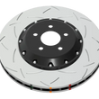 Load image into Gallery viewer, DBA 2021+ Dodge Challenger Hellcat 5000 Series 2-Piece T3 Slotted Front Brake Rotor w/M6  Nuts - Detail View