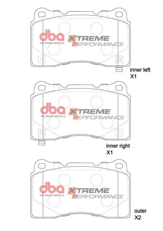 DBA 2022+ Honda Civic Type-R (FL5) XP Performance Front Brake Pads - Installation View