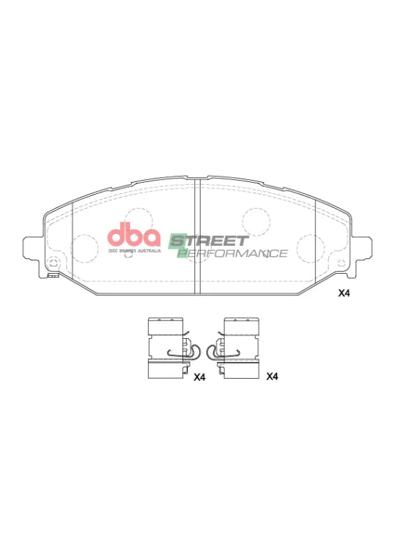 DBA 2022 Jeep Wagoneer SP Performance Front Brake Pads - Additional View 7