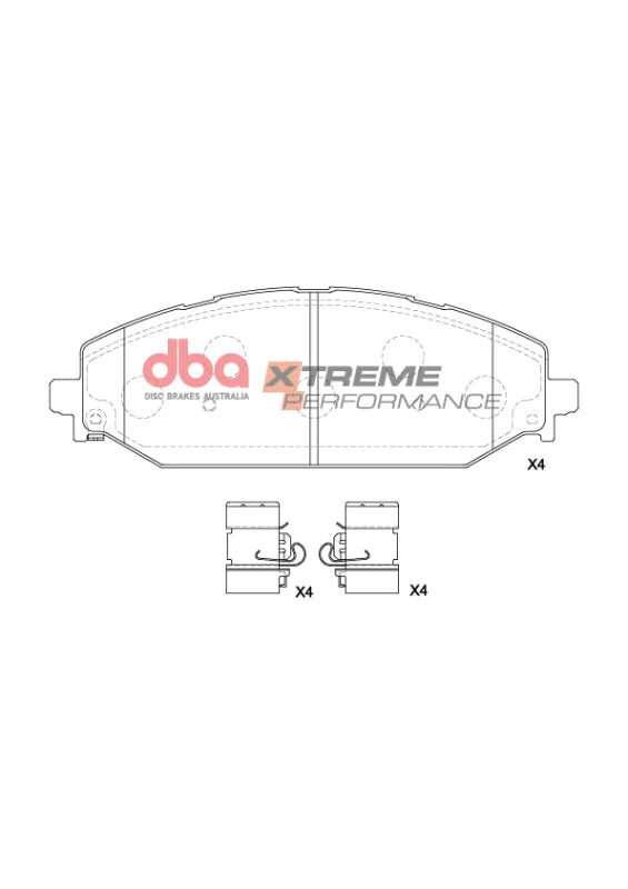 DBA 2022 Jeep Wagoneer XP Performance Front Brake Pads - Additional View 7