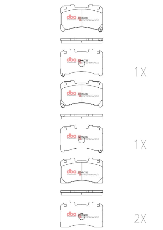 DBA 2022+ Toyota GR Corolla RP Performance Front Brake Pads - Installation View