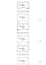 Load image into Gallery viewer, DBA 2022+ Toyota GR Corolla RP Performance Front Brake Pads - Installation View