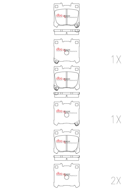 DBA 2022+ Toyota GR Corolla RP Performance Rear Brake Pads - Additional View 6
