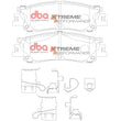 Load image into Gallery viewer, DBA 2022+ Toyota Landcruiser 300 Series XP Xtreme Performance Rear Brake Pads w/ Shims &amp; Clips - Additional View 6
