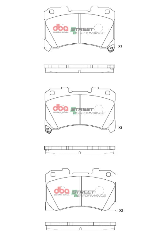 DBA 2023 Toyota Corolla GR SP Performance Front Brake Pads - Additional View 7