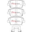 Load image into Gallery viewer, DBA 22-23 Hyundai Veloster (w/Solid Rear Rotor) Rear XP Performance Brake Pads - Installation View