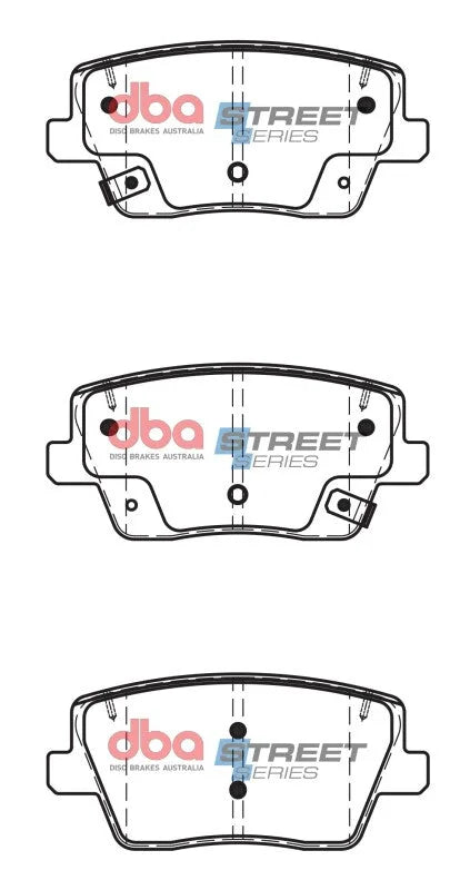 DBA (300mm Rear Rotor) Street Series Rear Brake Pads fits 2022-2023 Hyundai Veloster / 2022 Hyundai Veloster N - Additiona...