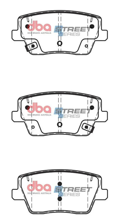DBA (300mm Rear Rotor) Street Series Rear Brake Pads fits 2022-2023 Hyundai Veloster / 2022 Hyundai Veloster N - Additiona...