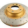 Load image into Gallery viewer, DBA 3/06-08 Audi Q7 Front Drilled &amp; Slotted 4000 Series Rotor - Side View