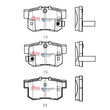 Load image into Gallery viewer, DBA 4 Cyl Rear SSEV Street Series Brake Pads fits 1997-1999 Acura CL / 2016-2020 Acura ILX / 1998-2001 Acura Integra / 200...