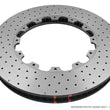 Load image into Gallery viewer, DBA 5000 Series Drilled and Dimpled Rear Replacement Rotor 09-16 Nissan R35 GTR with Alcon Brake Kit - Side View