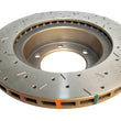 Load image into Gallery viewer, DBA 7/96+Toyota Landcruiser 90 Series Front Drilled &amp; Slotted 4000 Series Rotor - Back View