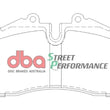 Load image into Gallery viewer, DBA 86-91 Porsche 928 SP Performance Front Brake Pads - Back View