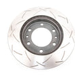 Load image into Gallery viewer, DBA 8/83-89 Toyota Land Cruiser Front Slotted 4000 Series Rotor - Back View
