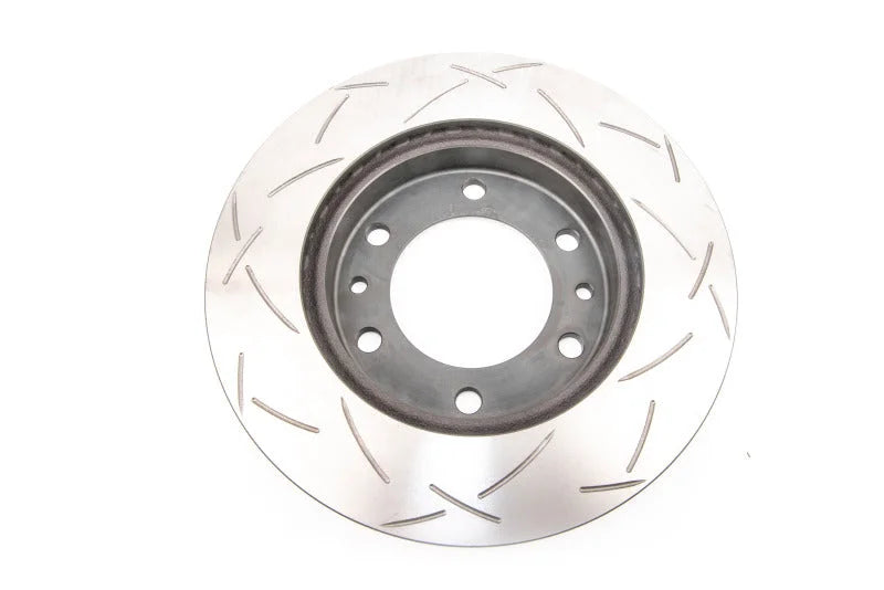 DBA 8/83-89 Toyota Land Cruiser Front Slotted 4000 Series Rotor - Back View