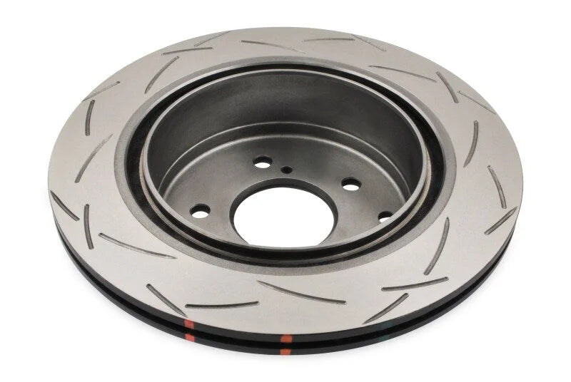 DBA 89-01 Nissan Skyline GT-R (R32/R33/R34) Rear Slotted 4000 Series Rotor - Side View