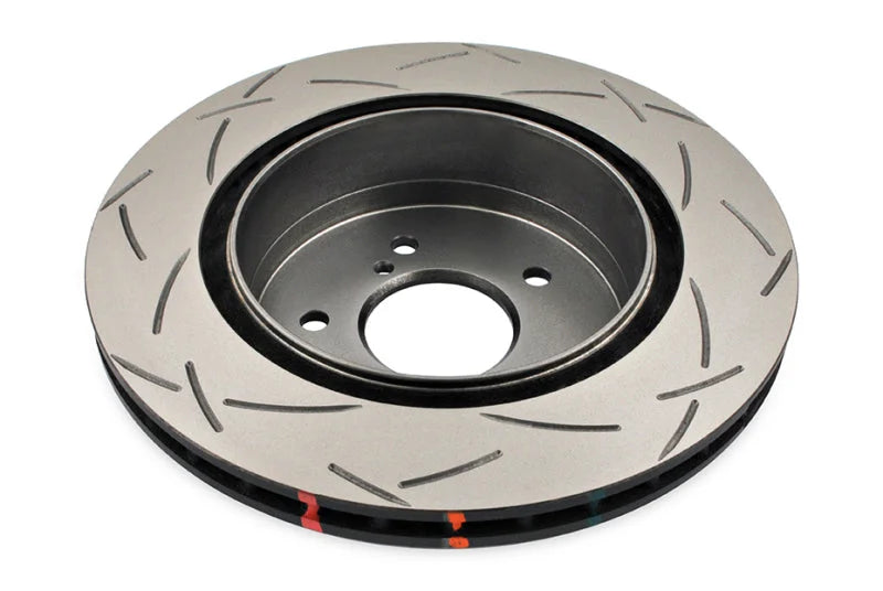 DBA 89-02 Nissan Skyline GT-R (R32/R33/R34) Rear Slotted 4000 Series Rotors - Side View