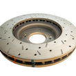 Load image into Gallery viewer, DBA 8/93-6/98 Nissan Skyline R32 GT-R 2.6L Twin Turbo Front Drilled 4000 Series Rotor - Side View