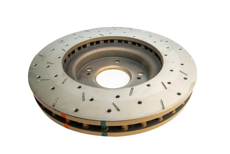 DBA 8/93-6/98 Nissan Skyline R32 GT-R 2.6L Twin Turbo Front Drilled 4000 Series Rotor - Side View