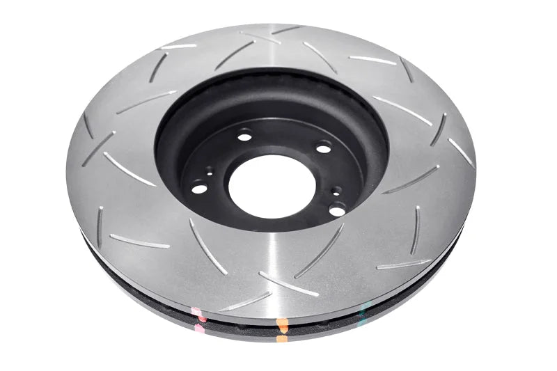 DBA 8/93-7/98 Nissan R33 GTST Front Slotted 4000 Series Rotor - Side View