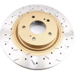 Load image into Gallery viewer, DBA 8/93-94 Nissan Skyline R32 GT-R/95-7/98 R33 &amp; R34 GT-R Front Drilled &amp; Slotted 4000 Series Rotor - Main Product View