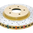 Load image into Gallery viewer, DBA 8/98+ Nissan Skyline R34 GTT Front Crossdrilled Slotted 4000 Series Rotor - Main Product View