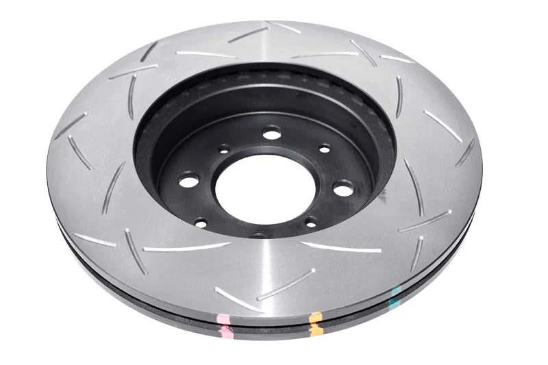 DBA 90-01 Integra / 93-05 Civic Front Slotted 4000 Series Rotor (4-Lug ONLY) - Side View