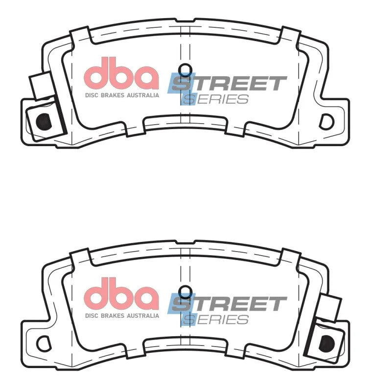 DBA 90-91 Lexus ES250 Street Series Rear Brake Pads - Additional View 5
