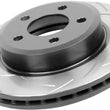 Load image into Gallery viewer, DBA 90-92 Toyota Land Cruiser Front Street Series Slotted Brake Rotor - Side View