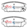 Load image into Gallery viewer, DBA 91-93 Mitsubishi 3000GT VR-4 (AWD) Rear Street Series Brake Pads - Installation View
