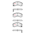 Load image into Gallery viewer, DBA 91-96 Dodge Stealth FWD Front SSEV Street Series Brake Pads - Installation View