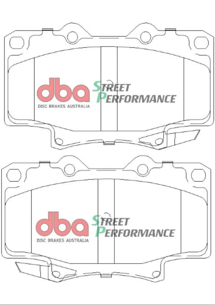 DBA 91-96 Toyota Land Cruiser SP500 Front Brake Pads - Additional View 6