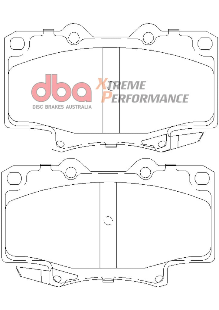 DBA 91-96 Toyota Land Cruiser XP650 Front Brake Pads - Additional View 8