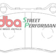 Load image into Gallery viewer, DBA 92-02 Dodge Viper Front SP Performance Brake Pads - Side View