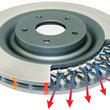 Load image into Gallery viewer, DBA 93-98 Nissan Silvia S14 / 99-02 Nissan Silva S15 Rear T2 Slotted Street Series Rotor - Side View