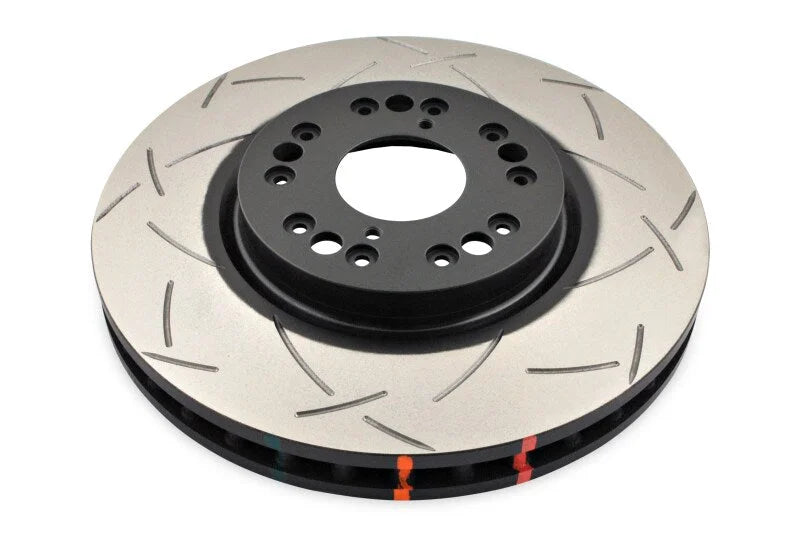 DBA 93-98 Supra Non-Turbo / 00-05 Lexus IS300 Front Slotted 4000 Series Rotor - Side View
