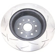 Load image into Gallery viewer, DBA 93-98 Supra Turbo Rear Slotted 4000 Series Rotor - Side View