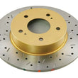 Load image into Gallery viewer, DBA 94-03 Nissan Maxima Rear 4000 Series Drilled &amp; Slotted Rotor - Main Product View