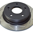 Load image into Gallery viewer, DBA 94-91 Nissan Silva S14/S15 Rear Slotted 4000 Series Rotor - Side View