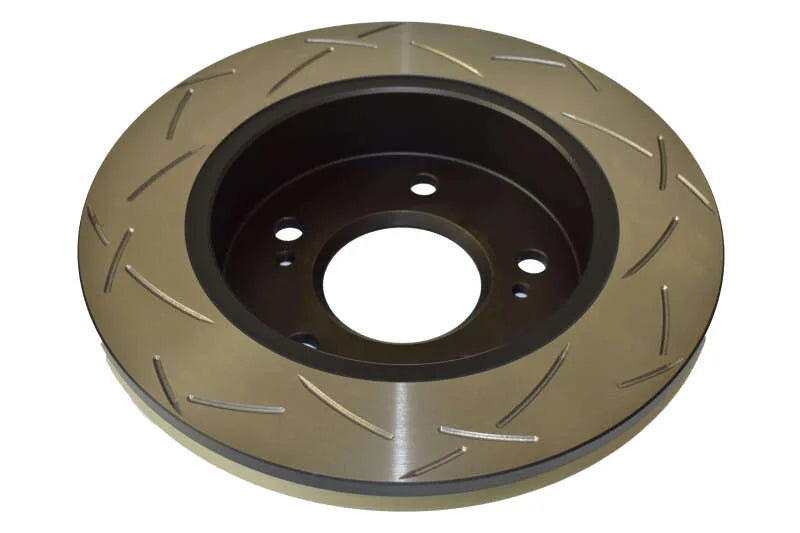DBA 94-91 Nissan Silva S14/S15 Rear Slotted 4000 Series Rotor - Back View
