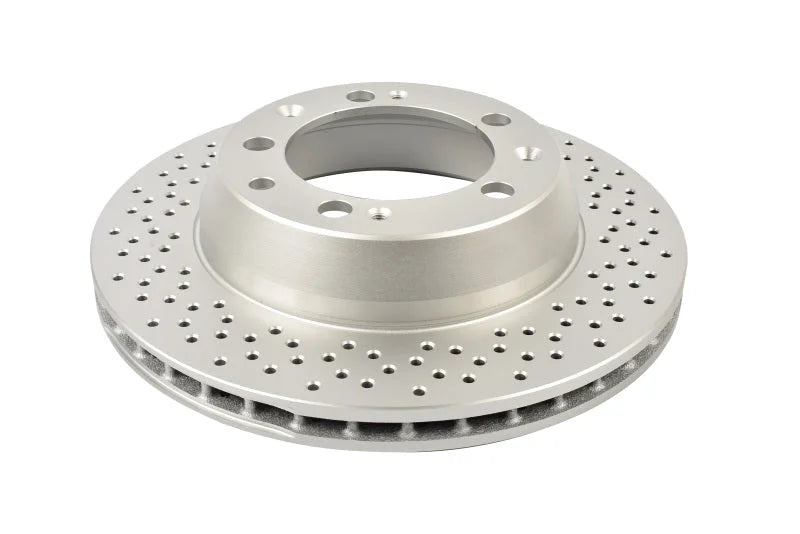 DBA 94-95 Porsche 911 Carrera 4 Rear En-Shield OE Drilled Rotor - Main Product View
