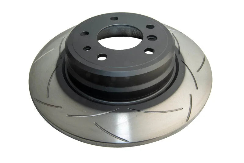 DBA 95-01 BMW 740i E38 Rear Slotted Street Series Rotor - Side View