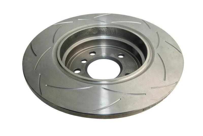 DBA 95-01 BMW 740i E38 Rear Slotted Street Series Rotor - Installation View