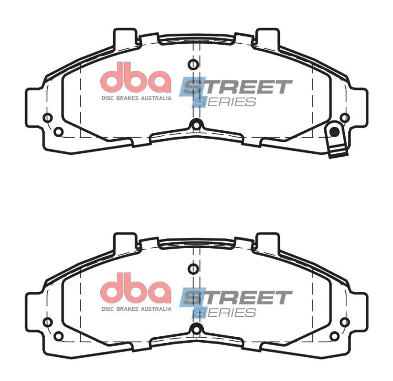 DBA 95-01 Ford Explorer RWD Street Series Front Brake Pads - Additional View 5