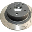 Load image into Gallery viewer, DBA 95-02 Land Rover Range Rover 4x4 Survival T2 Slotted Rear Brake Rotor - Side View