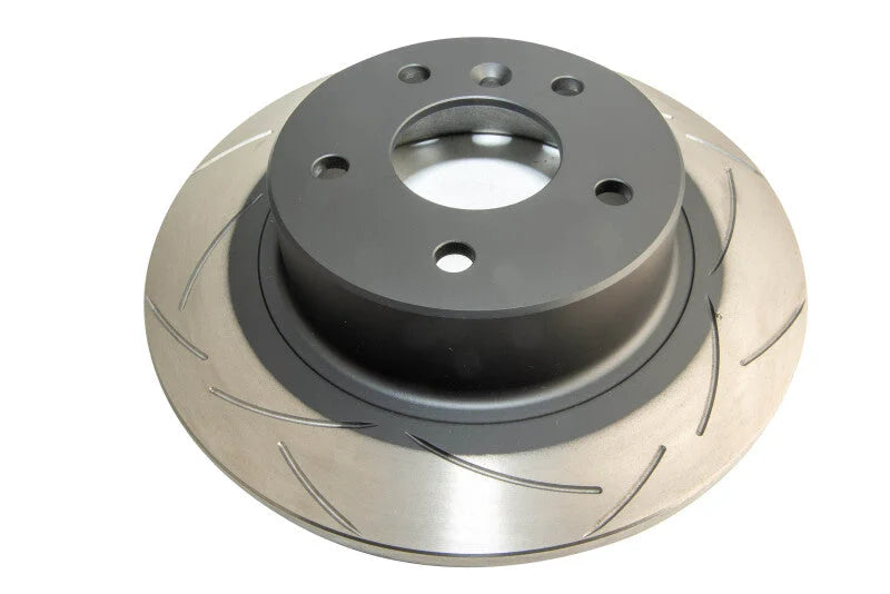 DBA 95-02 Land Rover Range Rover 4x4 Survival T2 Slotted Rear Brake Rotor - Side View